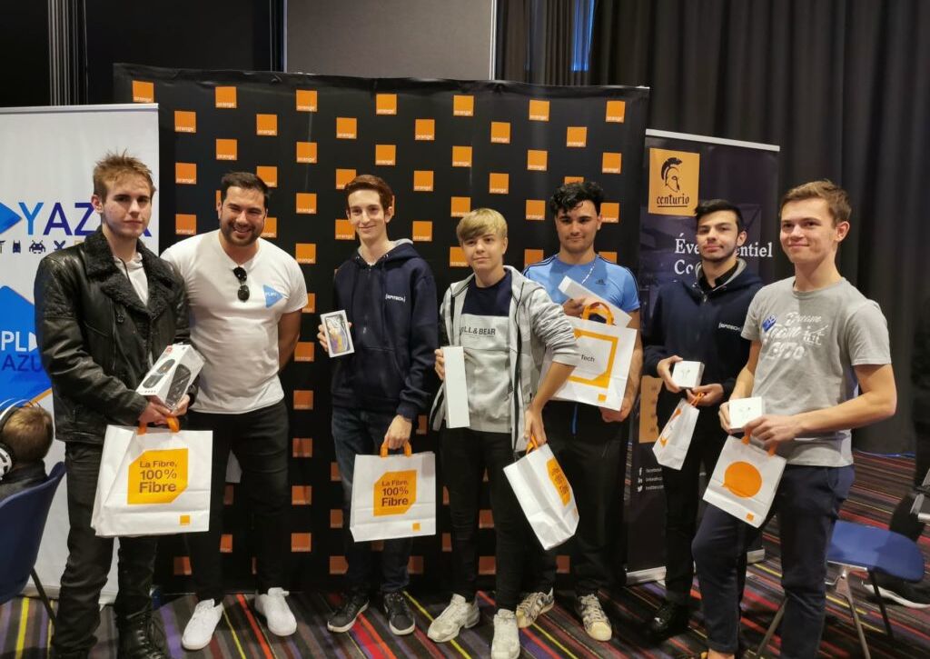 Trophée gagnant tournoi esport