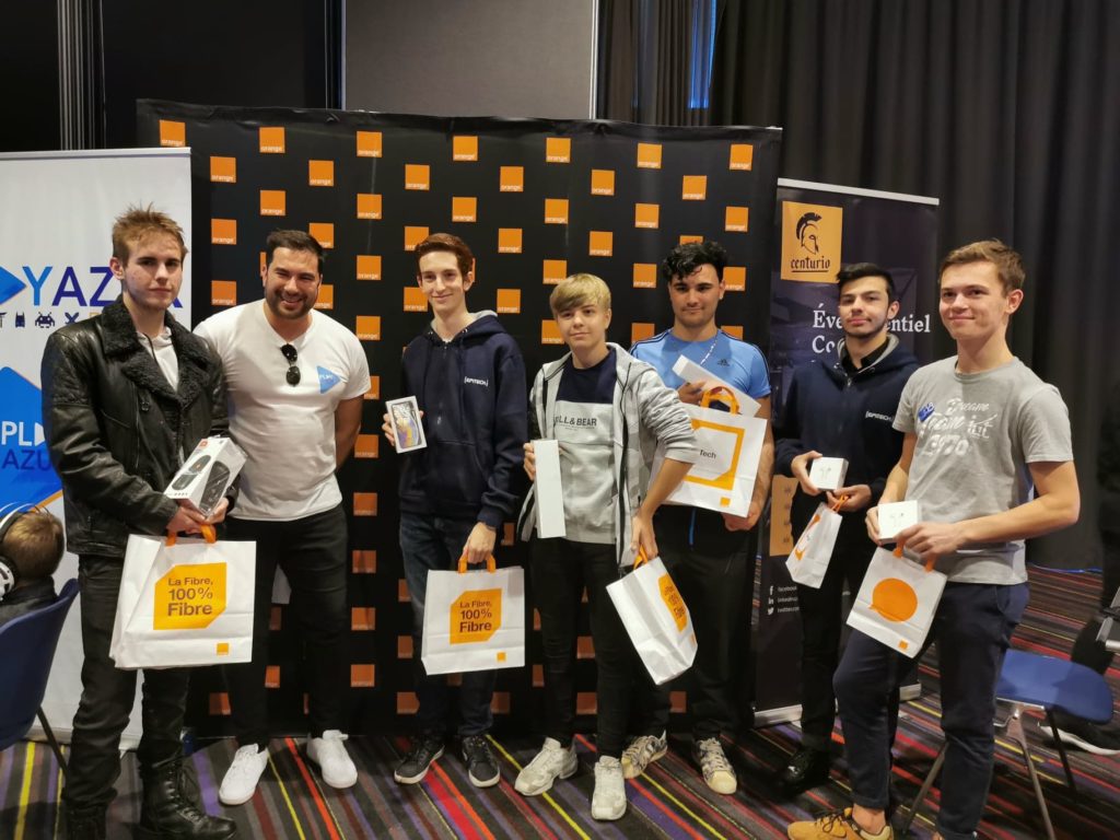 Trophée gagnant tournoi esport