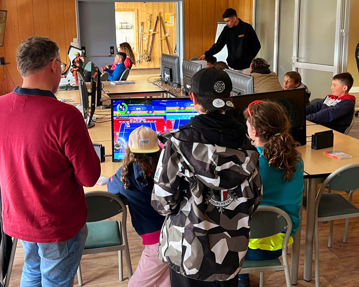 animation gaming au ski