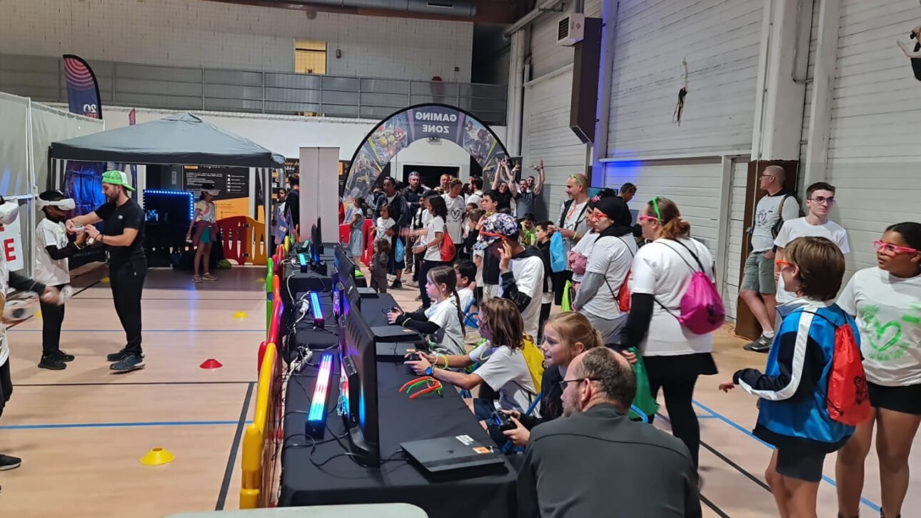 Animation gaming, événement sportif, la garde