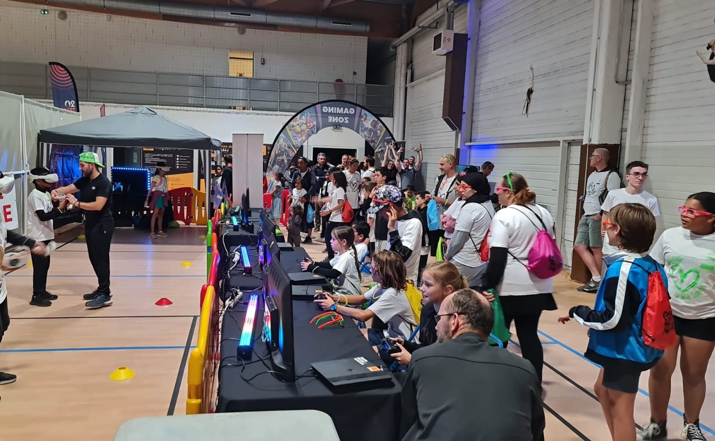 Animation gaming, événement sportif, la garde