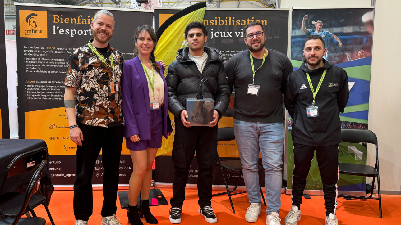 Équipe centurio au salon de l'étudiant