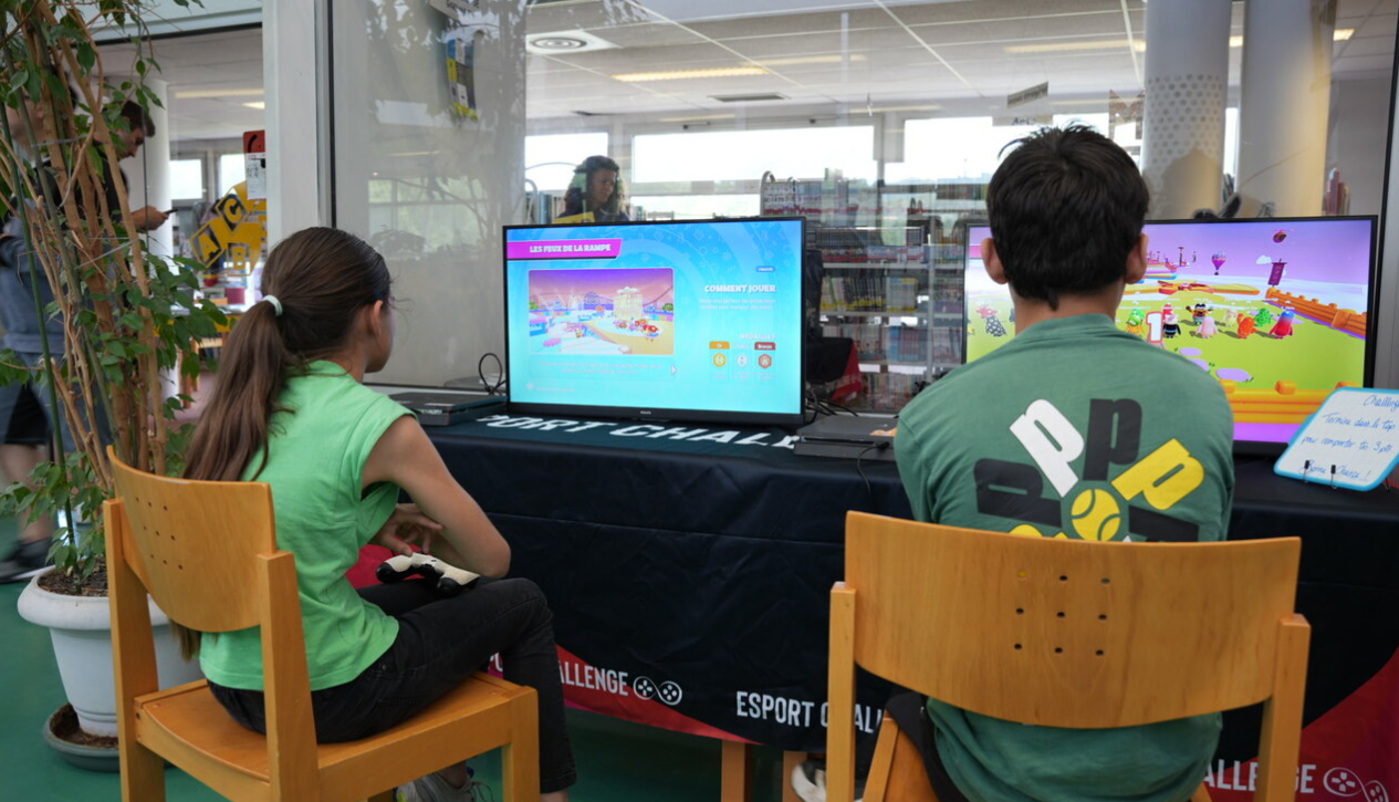 Animation gaming esport challenge médiathèque de Gardanne