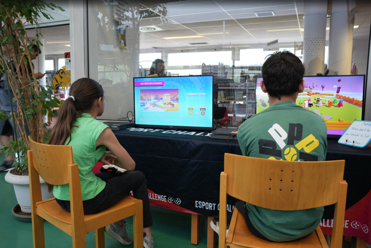 Animation gaming esport challenge médiathèque de Gardanne