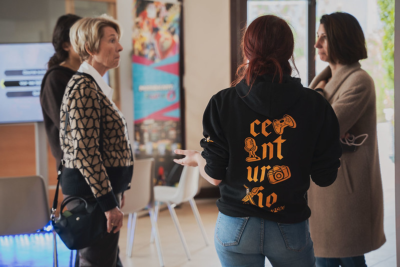 Staff centurio présent à l'événement gaming falicon gaming day