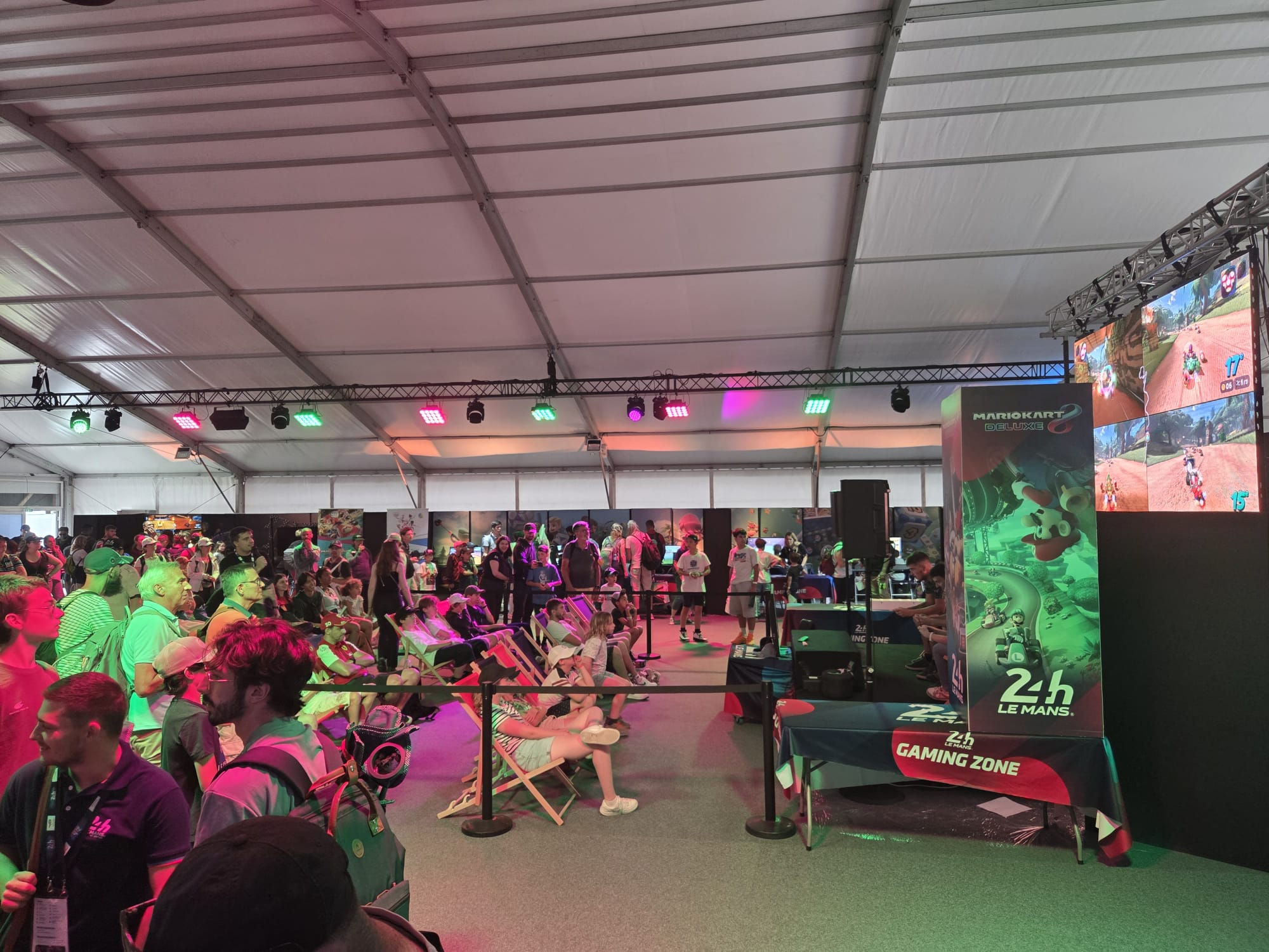animation scène gaming zone 24h du Mans