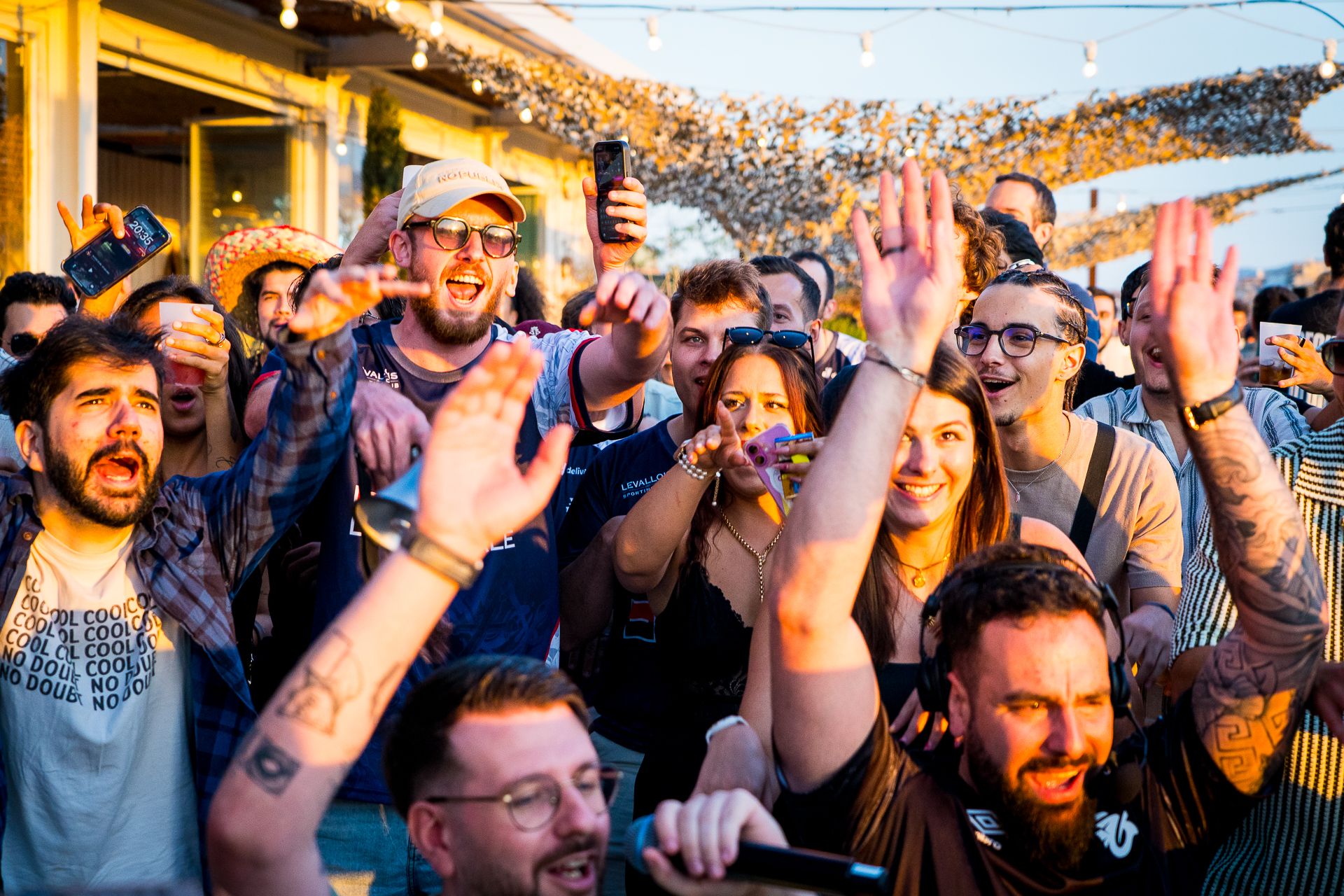 Foule après la victoire des gallions en LFL