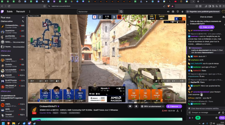 Live croissant strike tv 