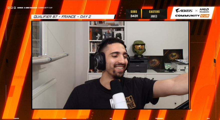 Croissant Strike en live pour la Community Cup 2 Aorus x AMD