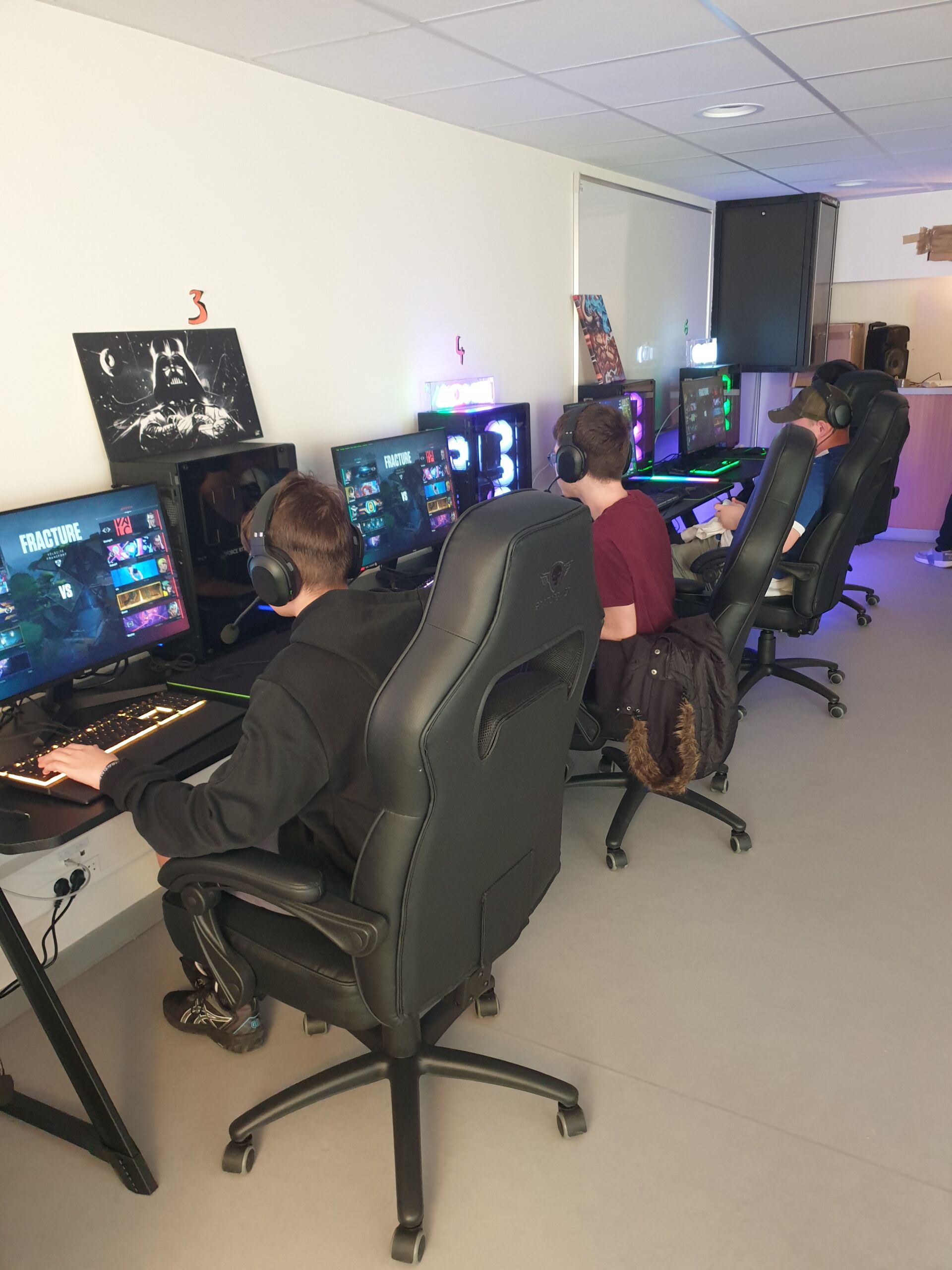 Espace gaming salle pixel