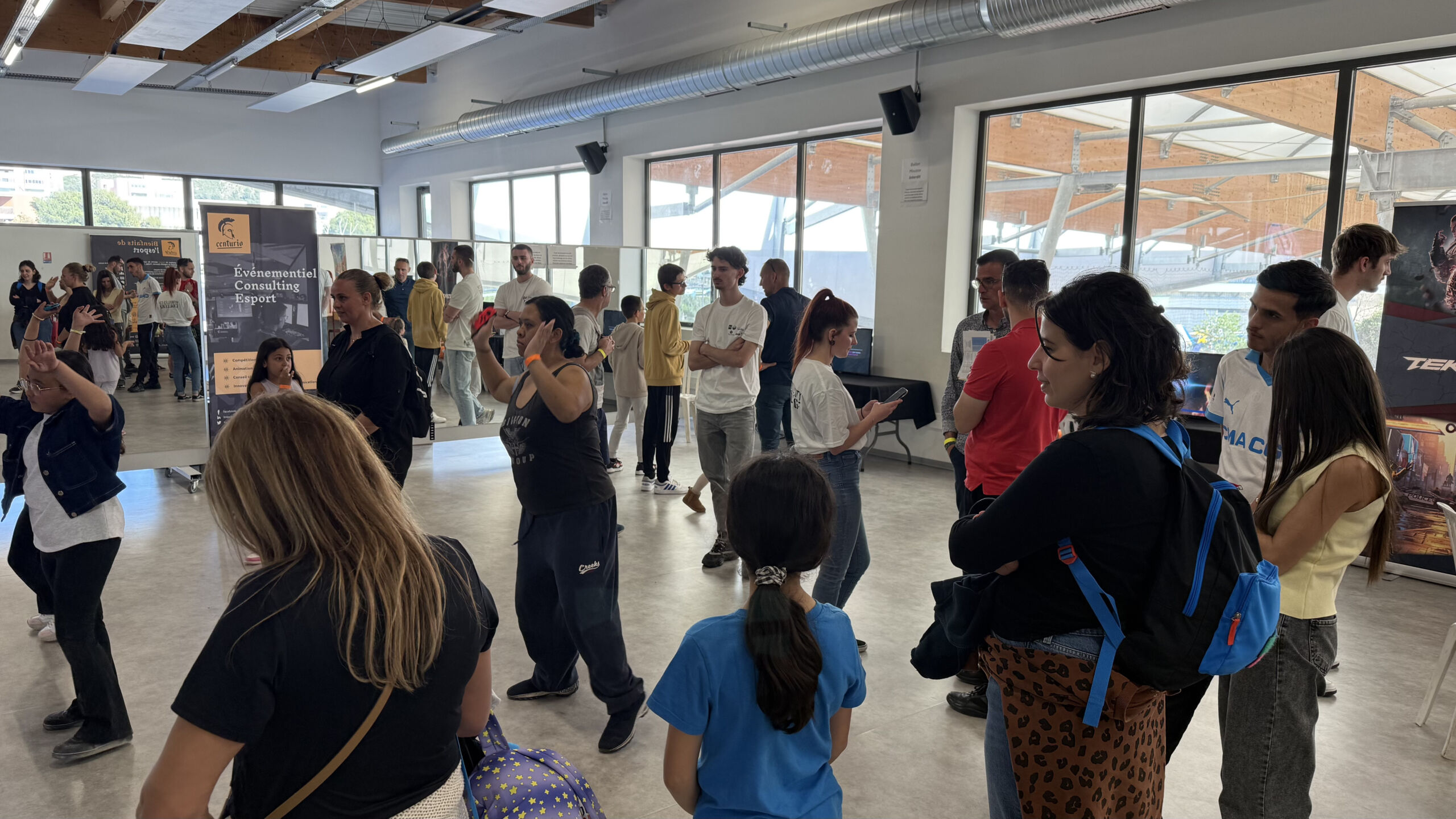 Espace gaming centurio à l'événement Faites du Sport Vitrolles