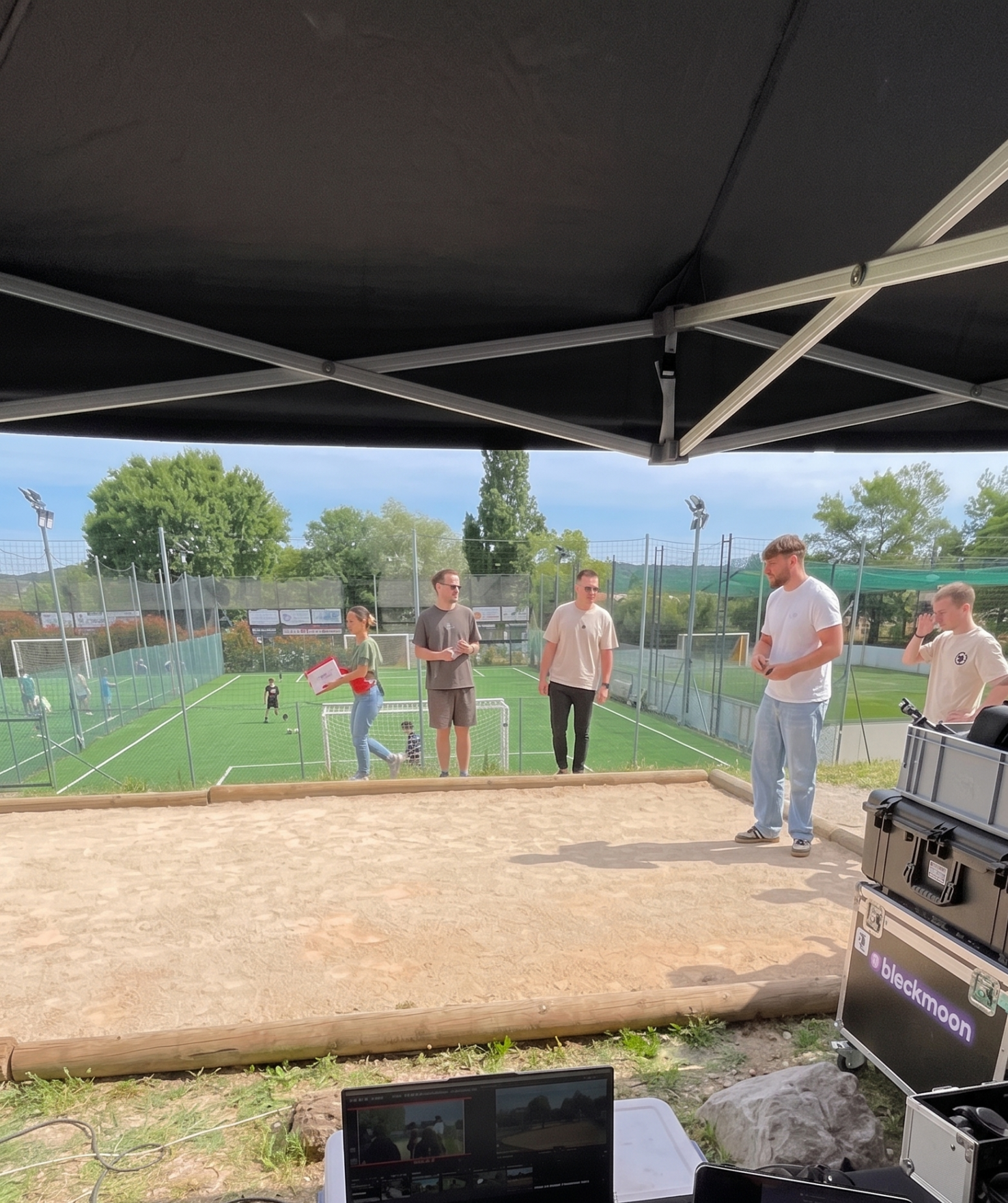 Partie pétanque de la EZ LAN