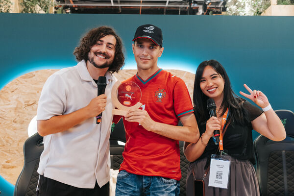 Vainqueur du tournoi sur le stand de Bouygues Telecom à la Vivatech 2026